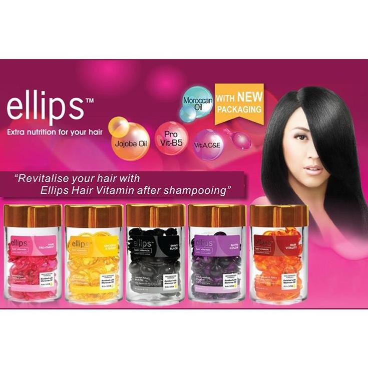  Ellips  Hair Vitamin  Kemasan  Botol  50 kapsul KODE 6916 