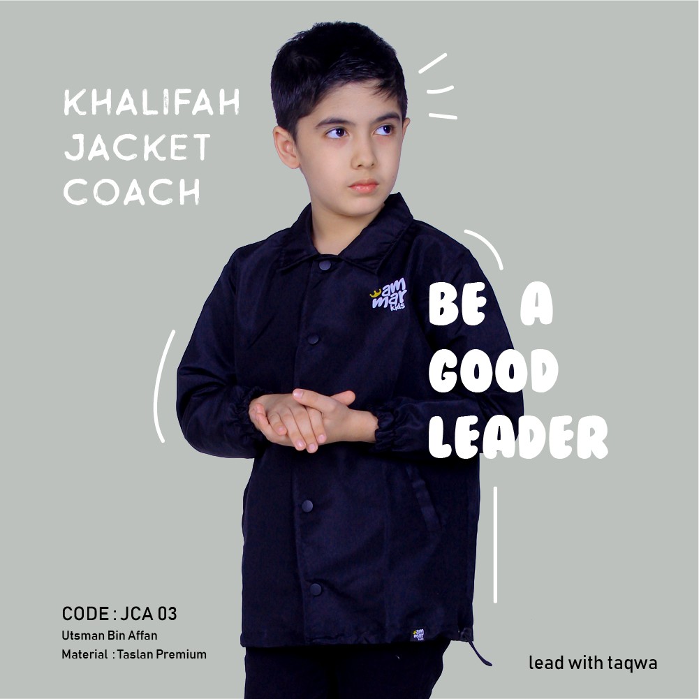 Jacket Coach Khalifah | Jaket Anak Waterproof