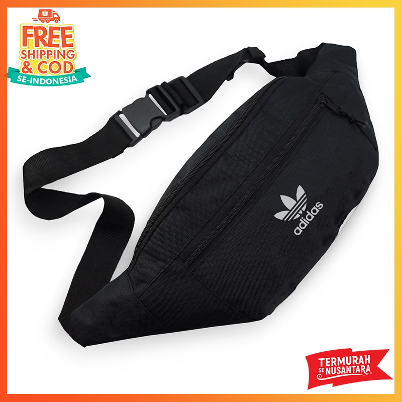 [BISA COD] Tas Selempang Adidas WATERPROOF SPORT Waistbag Adidas Grosir Tas Slempang Pria wanita