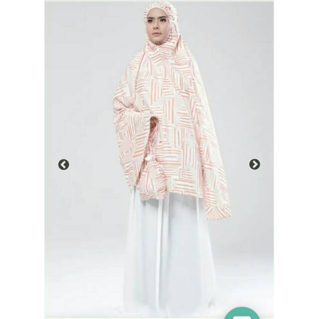 New Mukena baby Peach by magic spell (hijup)