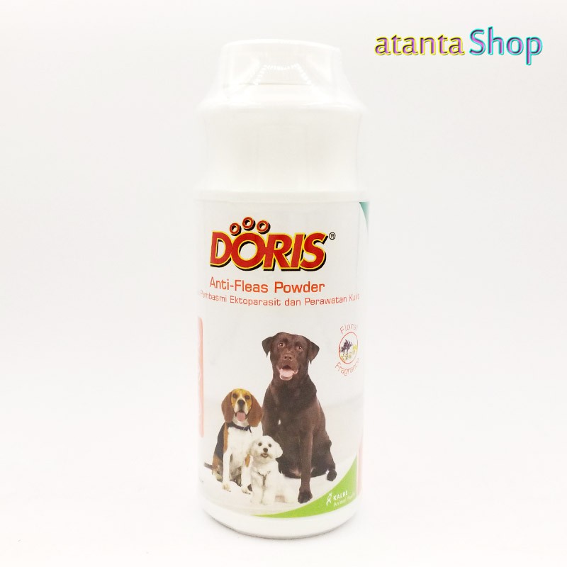 Jual Doris Anti Fleas Powder Bedak Pembasmi Kutu 100g Indonesia Shopee Indonesia