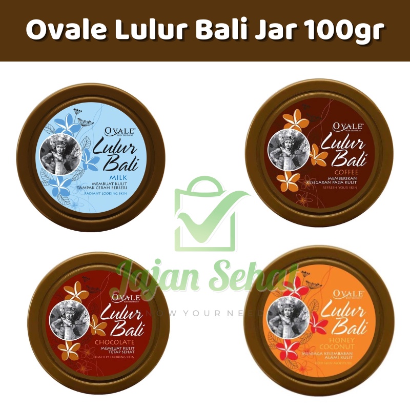Ovale Lulur Bali Jar 100gr