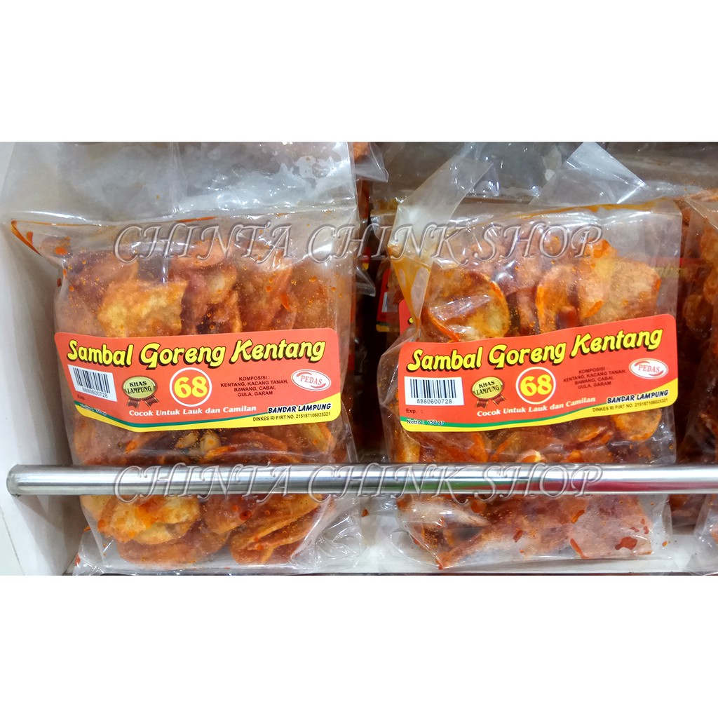 

Sambal Goreng Kentang Aneka Sari Rasa 68 Lampung Kemasan Plastik 150g