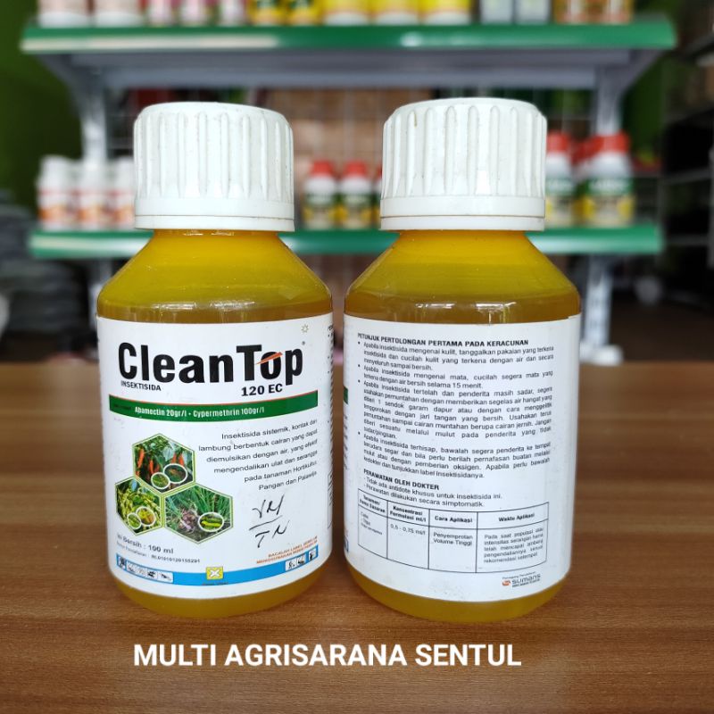Insektisida Cleantop 120EC 100ml. abamektin pembasmi hama tanaman