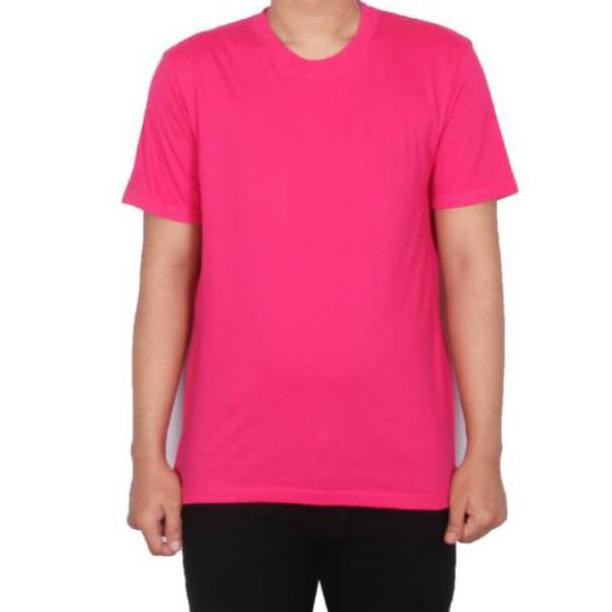 KAOS POLOS BAHAN COTTON COMBET 30S PRIA WANITA PINK FANTA WAME POLOS BAPAK ANAK JEANS LEVIS