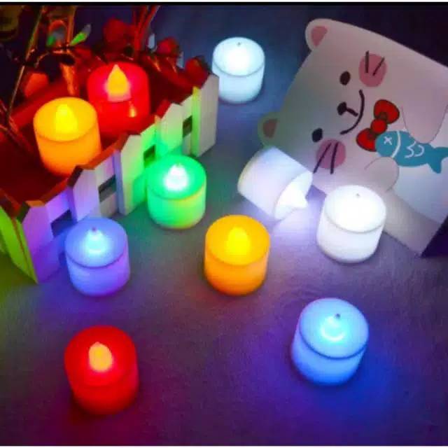 (NCS) Lilin Elektrik LED Candle Lampu Hias Electric Mini Hias Murah Pesta Natal