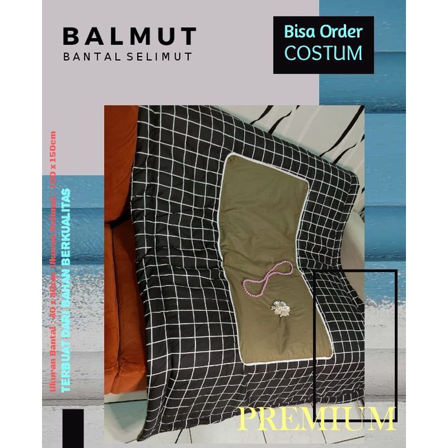 Balmut (Bantal Selimut) Bahan Katun Premium