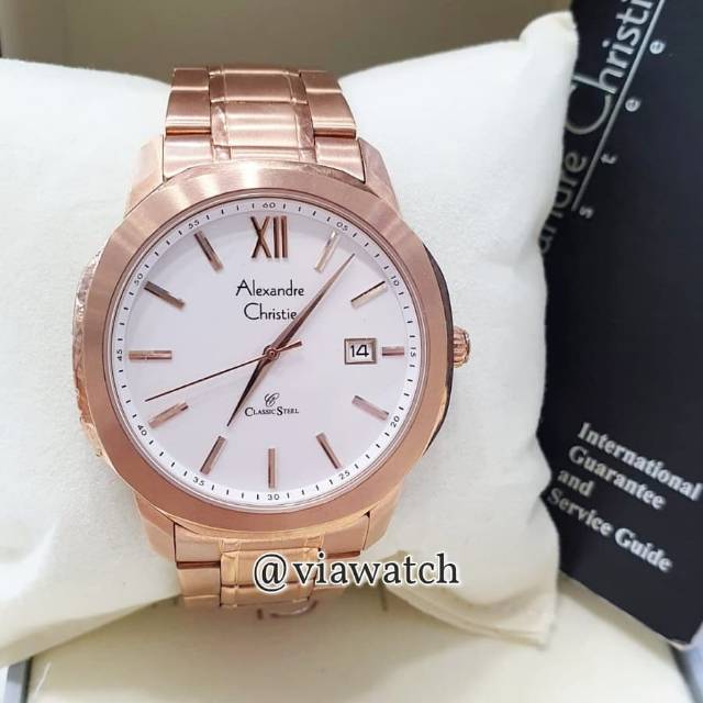 ALEXANDRE CHRISTIE AC 8619 MEN ROSEGOLD