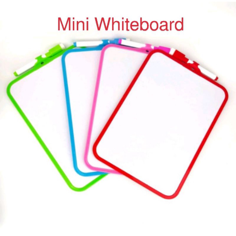 

Ghaniy | Mini Whiteboard Papan Tulis Kecil Reminder Kerja White Board Wipe and Clean Free Spidol