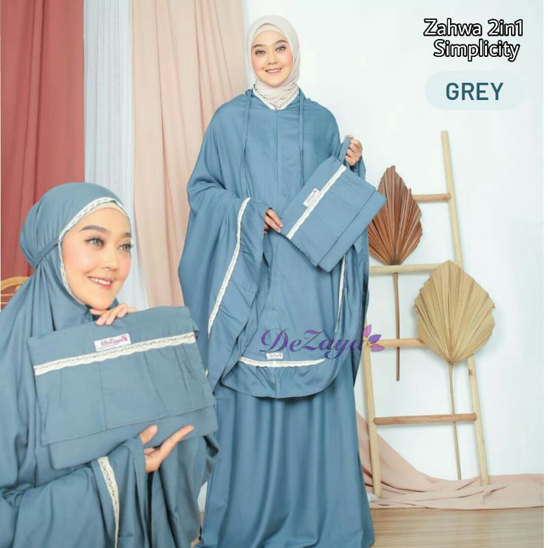 MUKENA BALI DE ZAYA 2IN1 SIMPLICITY