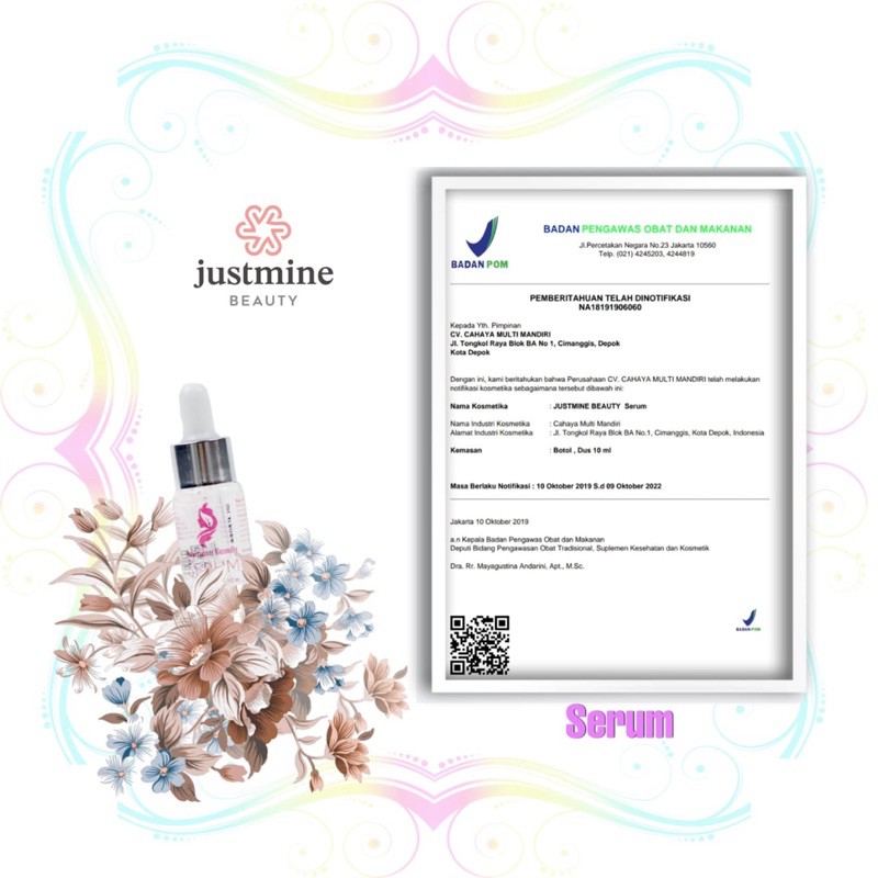 serum justmine / justmine serum ecer / ecer serum justmine