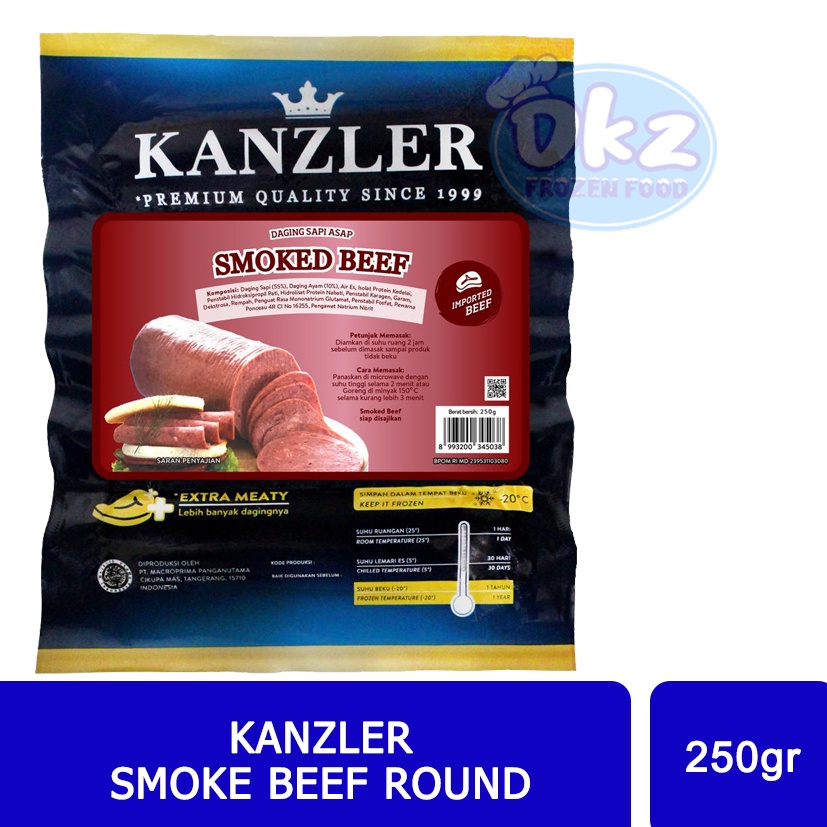 

KANZLER Smoke Beef Round isi 12 pcs [250 gr]
