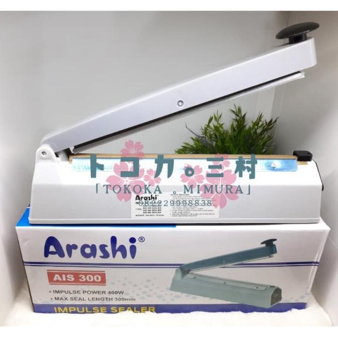 ARASHI MESIN PRESS PLASTIK - ALAT SEALER PRES PLASTIK - IMPULSE SEALER
