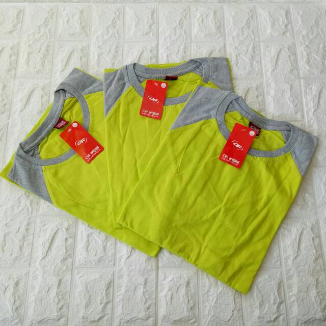 kaos polos reglan STABILO-ABUMISTY lengan 3/4 Uk 20 22 S M L XL XXL