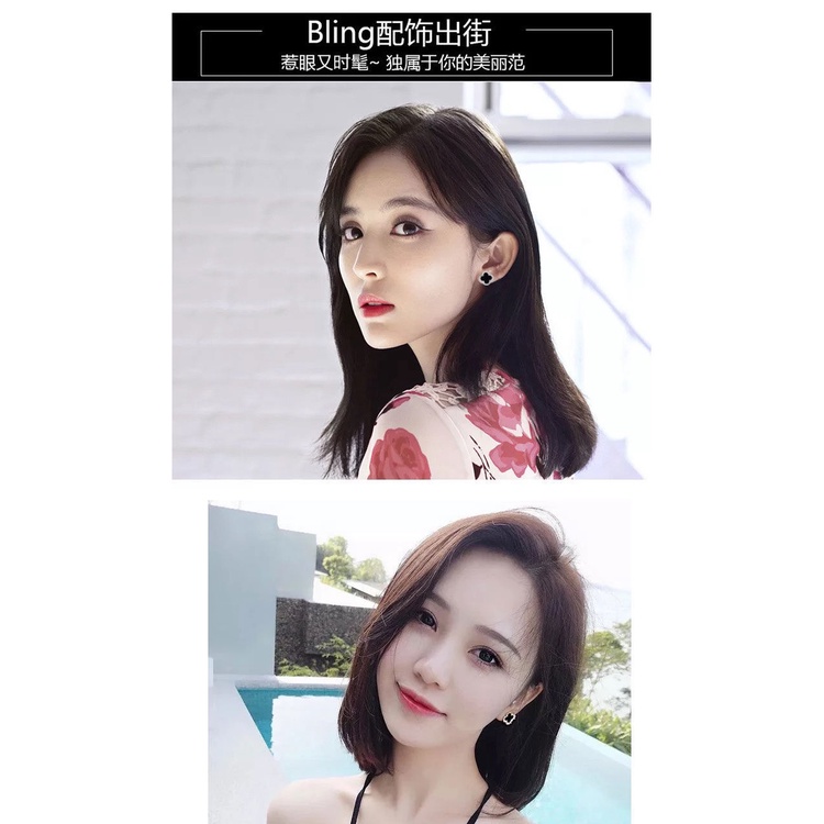 Anting-anting wanita online influencer sterling silver anting-anting telinga menggantung anting-anti