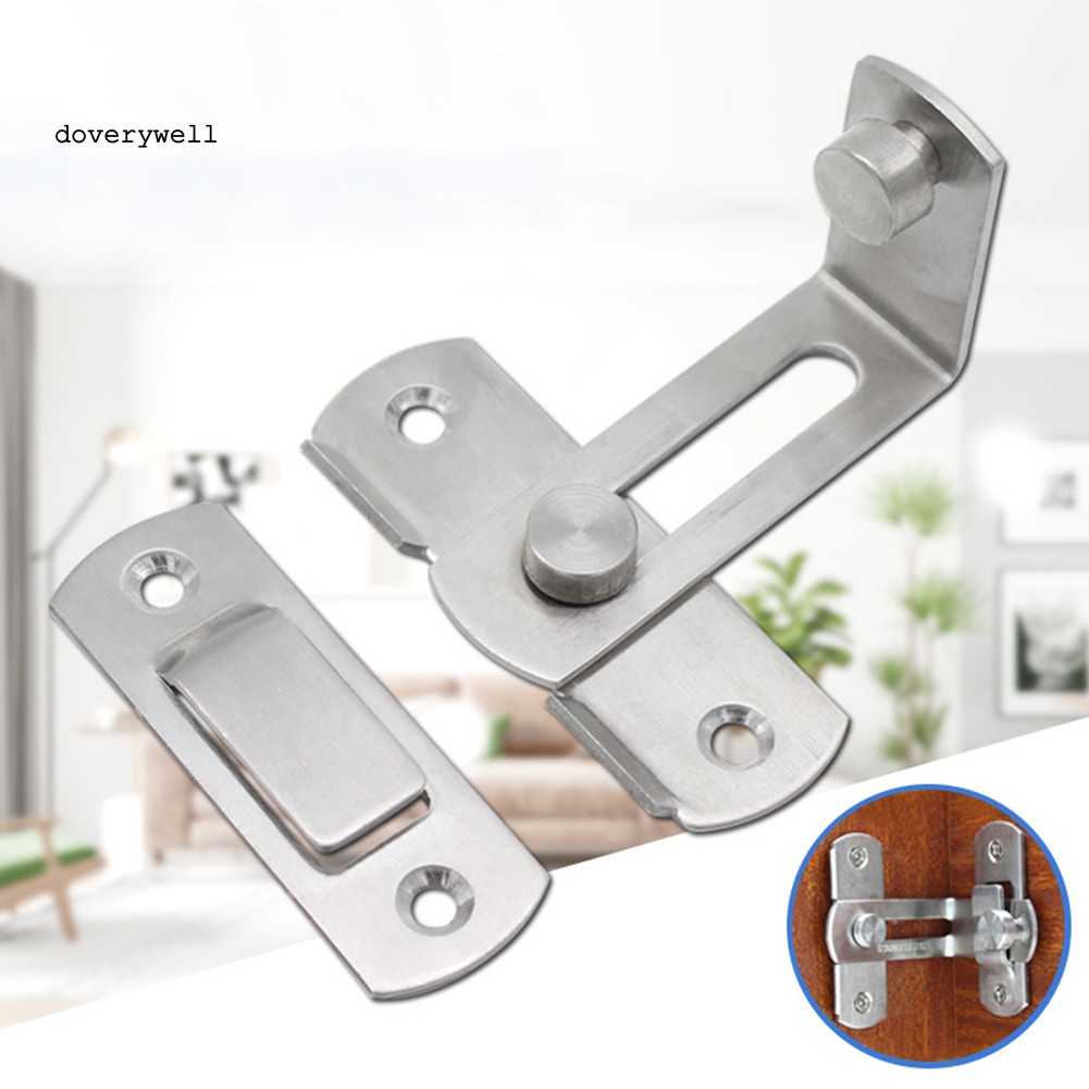  Pengait  Pengunci Pintu  Model 90 Derajat Bahan Stainless 