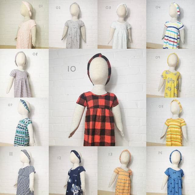 RIBBON DRESS | BAJU ANAK | DRESS ANAK