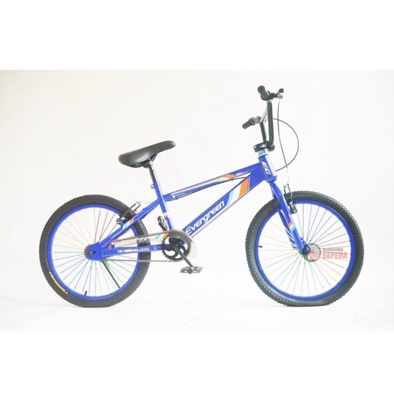Sepeda BMX Evergreen 20 inch Classic B1 Anak bisa Dewasa Garansi SNI-Biru