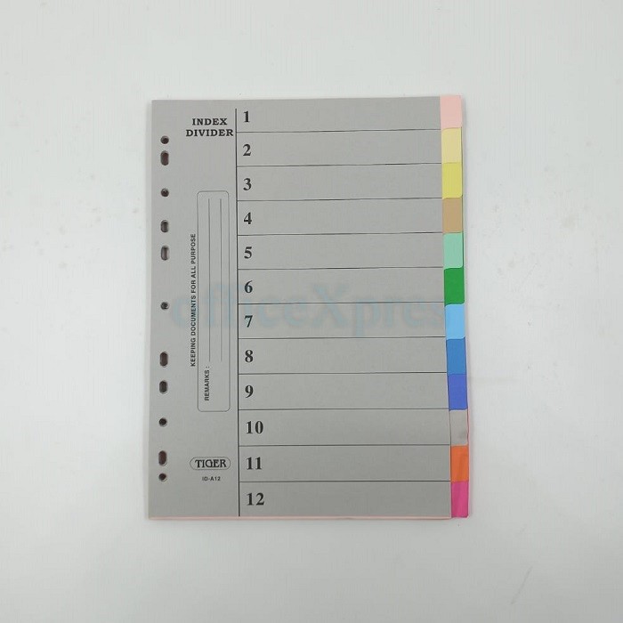 

Pembatas Binder 12 Warna/ Divider Ordner 10 Warna / Pembatas Odner A4