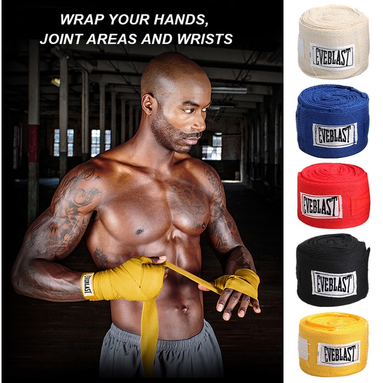 5M Hand Wrap bandage Handwrap MMA Muaythai Kick Boxing Body Combat Tinju Everlast