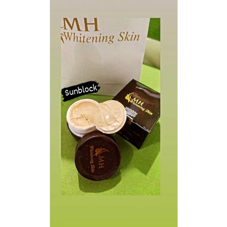 sunblok MH whitening skin ori bpom