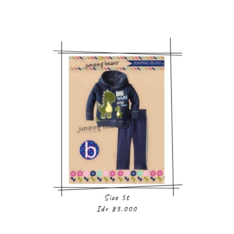 setelan jumping beans