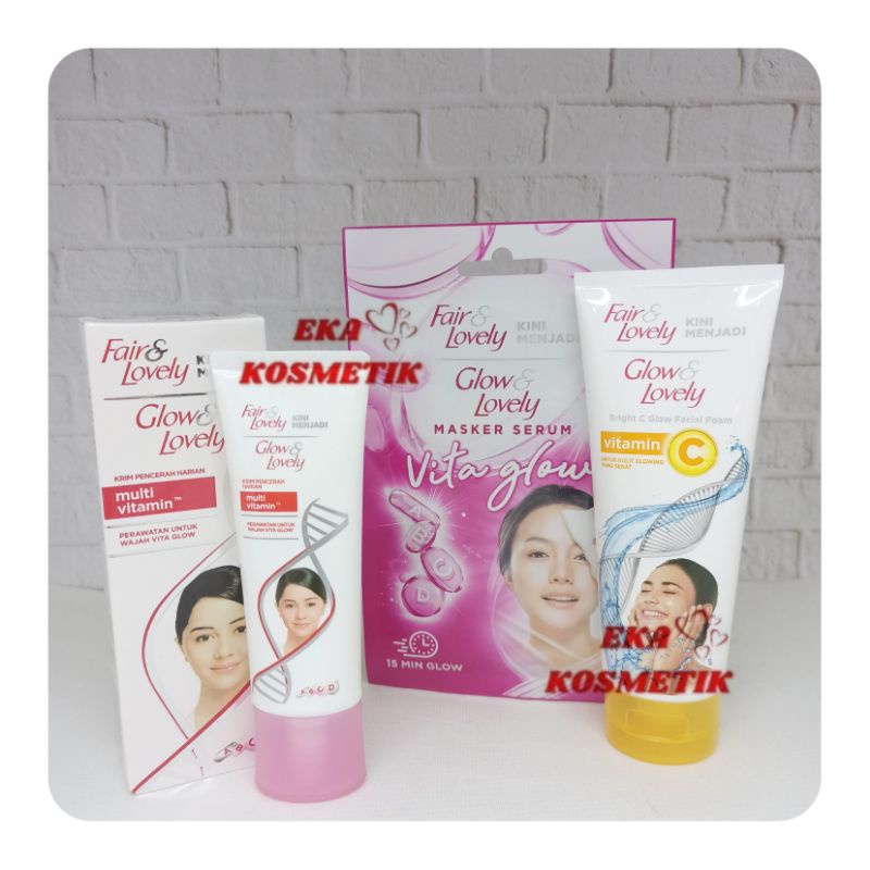 ❣️ EKA KOSMETIK ❣️ GLOW & LOVELY GLOWING PACK (3item)
#TermurahHanyaDiEkaKosmetikCirebon