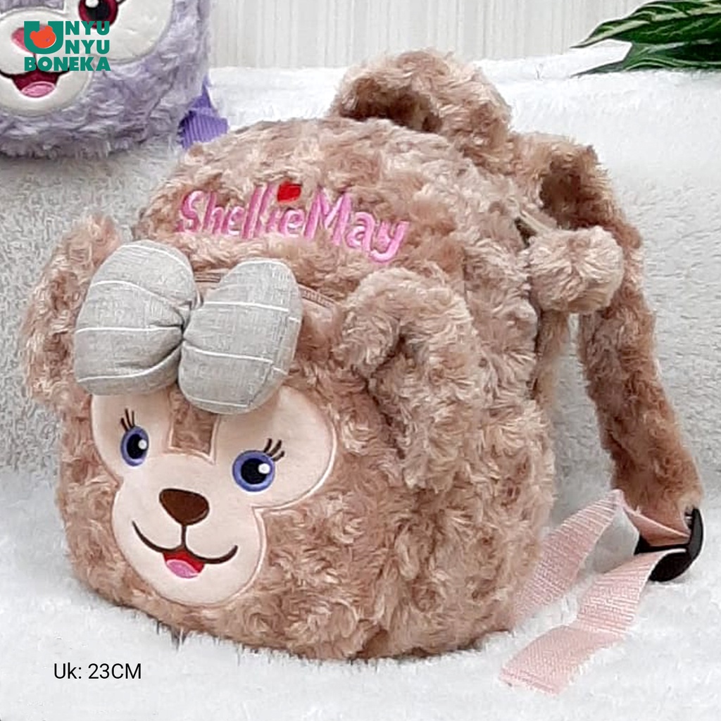 tas ransel bulu kids stella lou rabbit shelliemay duffy bear disney