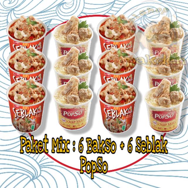 

PAKDEN SEBLAK BAKSO CUP POPSO PAKET 12 CUP / BAKSOSERUPUT / SEBLAKBANDUNG / OLSHOPPAKDEN