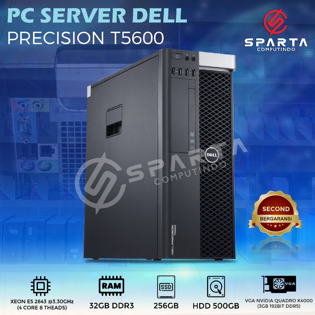 PC SERVER DELL PRECISION T5600 TOWER MURAH BERGARANSI