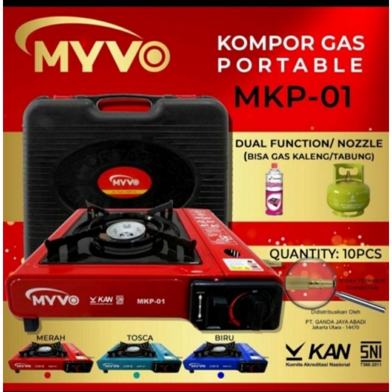 KOMPOR GAS PORTABLE 2 IN 1