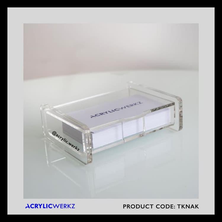 

Tempat Kartu Nama Acrylic - Kotak/Acrylic Name Card Holder Kode 970