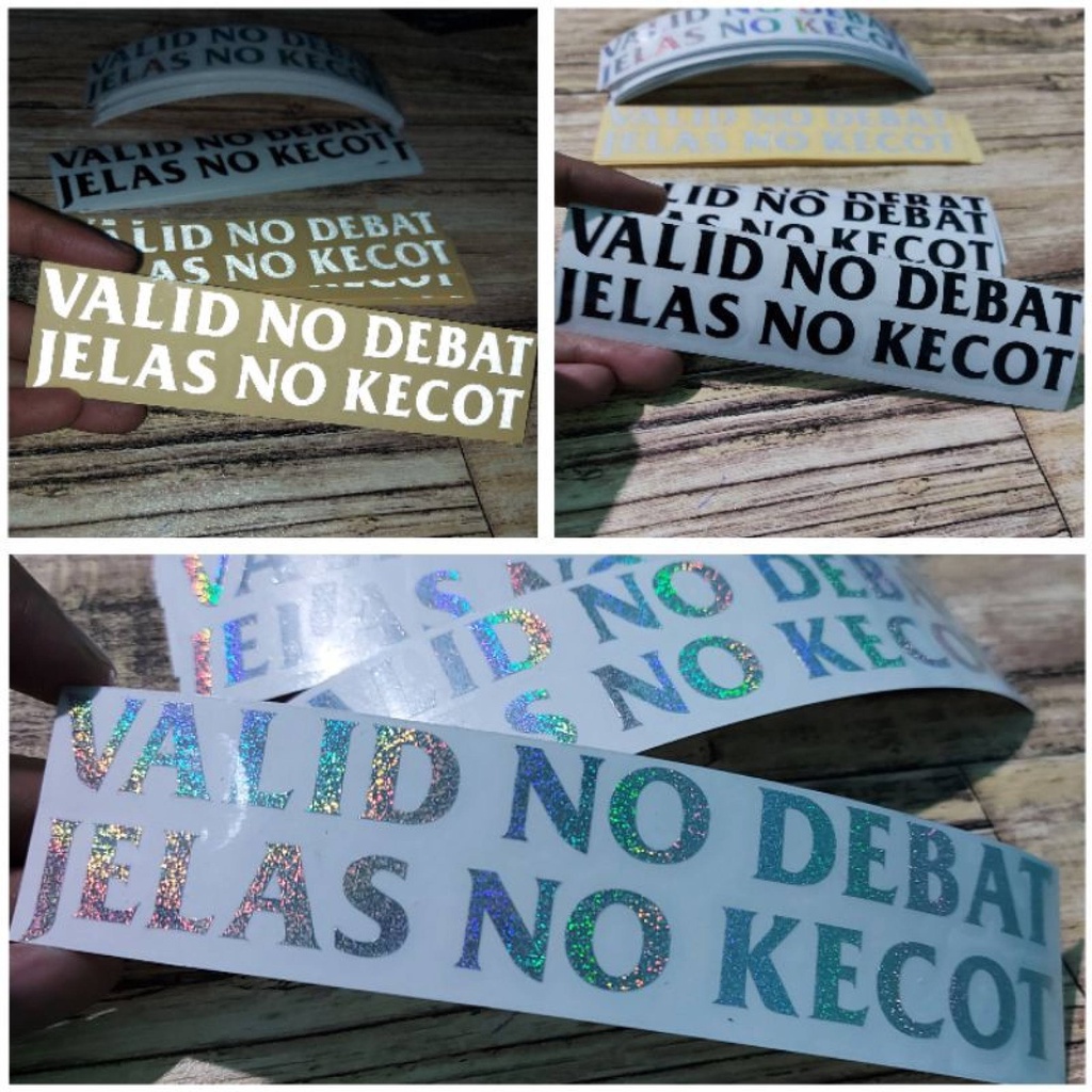 STIKER CUTTING KATA KATA AKSESORIS MOTOR MOBIL HELM VARIASI RACING KEREN  COD STIKER EMBLEM LOGO HOLOGRAMTERBARU MURAH