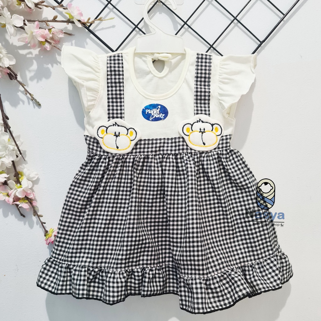 [PB-001] Dress Bayi Perempuan lucu terbaru (usia 0-6 bulan)