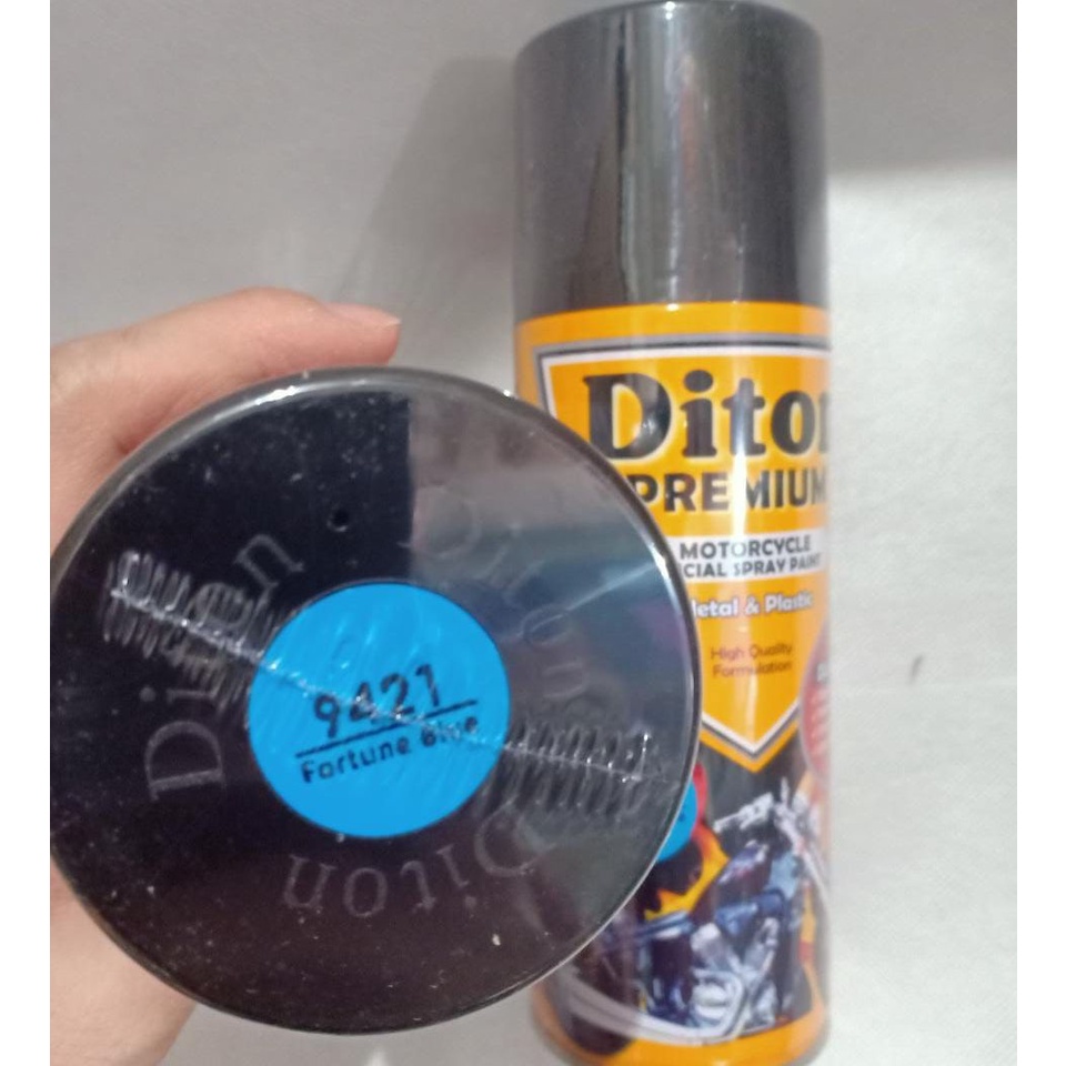 DITON Premium Pilok Pilox Cat Semprot - 9421 Fortune Blue / Biru Muda (400cc)