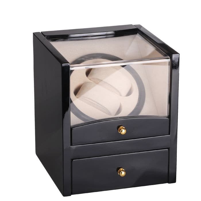 TAIYU Single Head 2+2 Watch Winder Display W115B Kotak Pemutar Jam