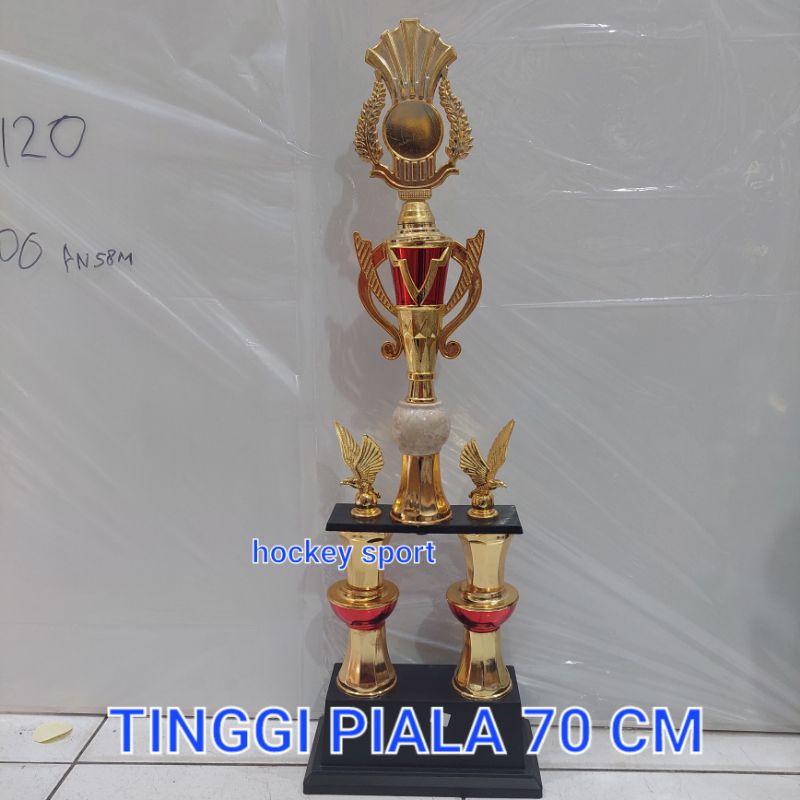 Trophy Piala 2 KAKI Tenis Meja Trophy Bulu Tangkis Badminton Trophy Bola Trophy Voli Model Mangkok