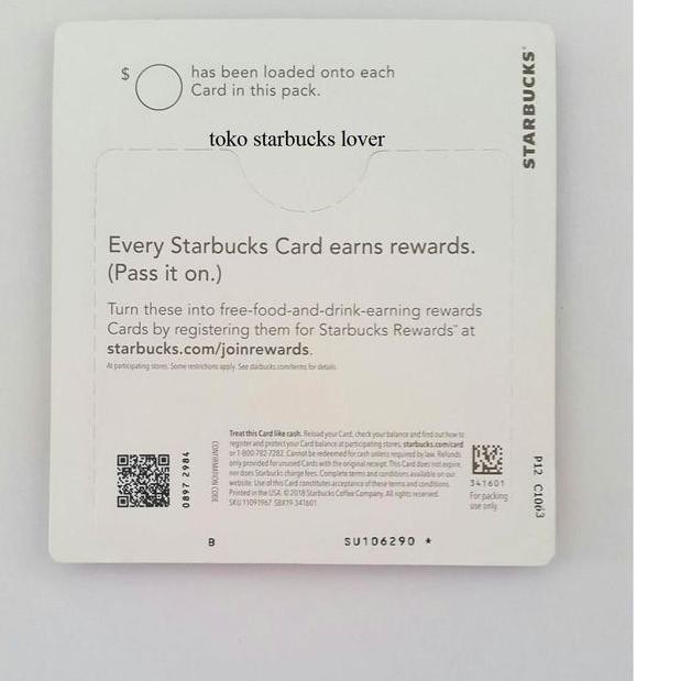 

BG-515>> Starbucks Card US Recycled Paper Card - Snow Flakes 2018 Set 5 kartu populer
