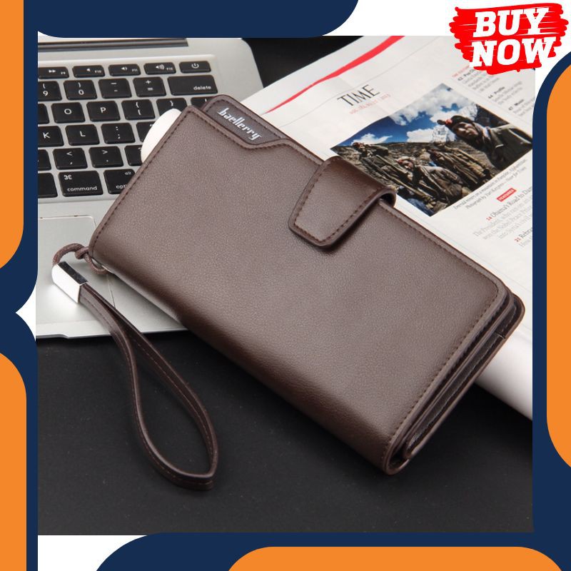 DSQ77 Dompet Panjang Kulit Dompet Tebal Pria Wanita Bael
