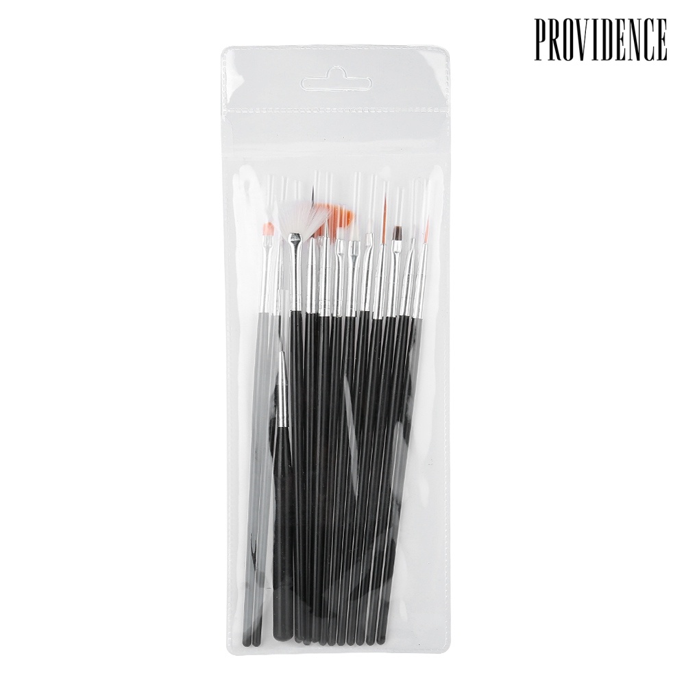 Providence 15Pcs/Set Pro Nail Art Drawing Dotting Polish Makeup Pen Brushes Manicure Tool