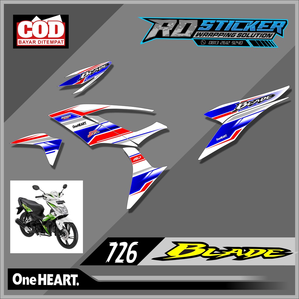 striping honda blade old 110,sticker honda blade 110,striping sticker bladeold 110,stiker honda blad