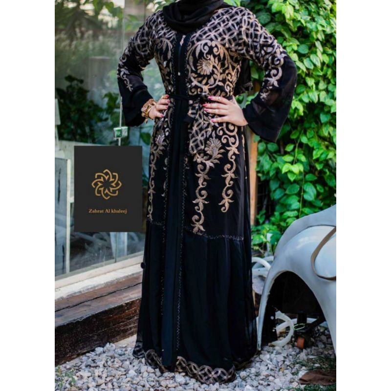 PO abaya hitam bordir emas MESIR IMPORT
