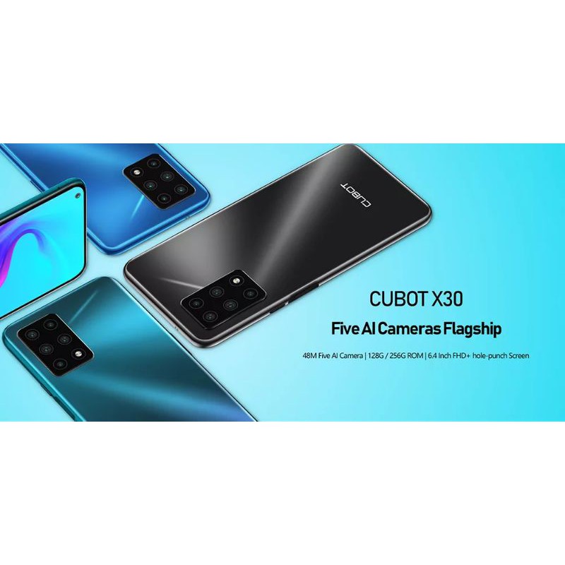 CUBOT X30 NFC 48MP Five Camera 8GB + 128GB/256GB