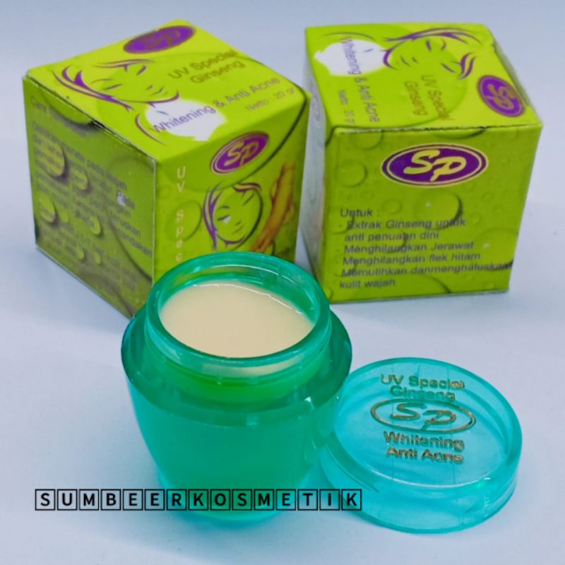 CREAM SP GINGSENG ANTI ACNE // tutup EMBOS lusinan