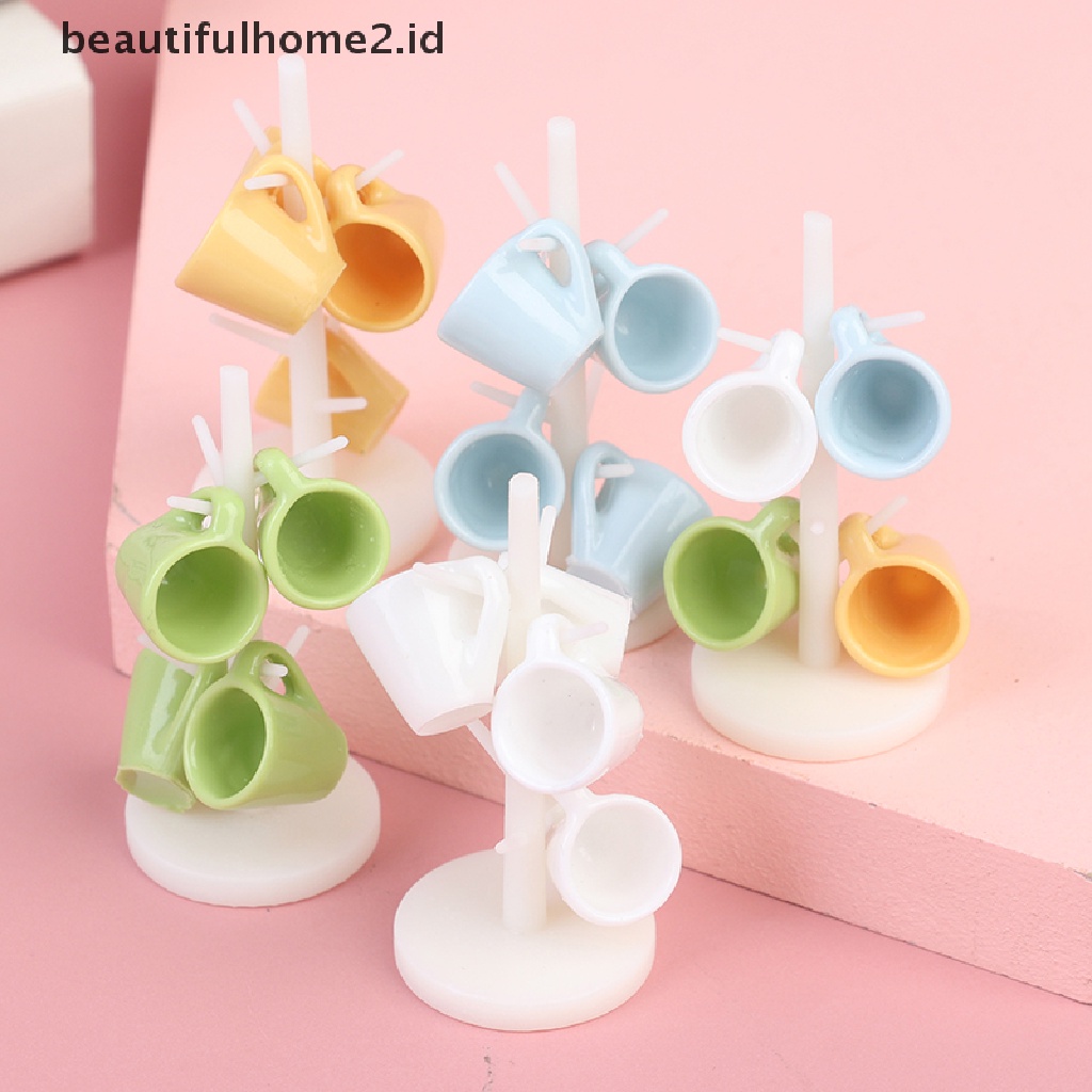 (Beautifulhome2.Id) Mainan Miniatur Gelas Wine Bahan Plastik Untuk Dekorasi Rumah Boneka