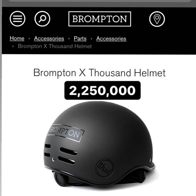 brompton x thousand helmet