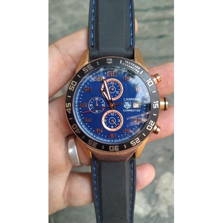 jam tag heuer grand connected japan quartz scond bekas bukan ori