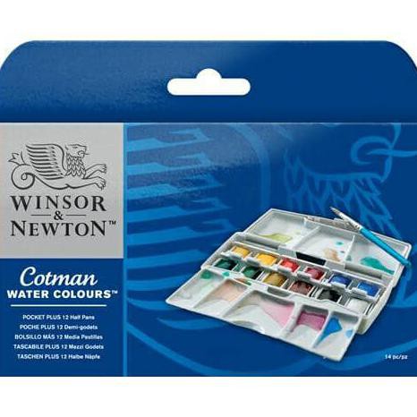 

Stok Baru! Cotman Watercolours Pocket Plus 12 Half Pans Winsor & Newton Termurah