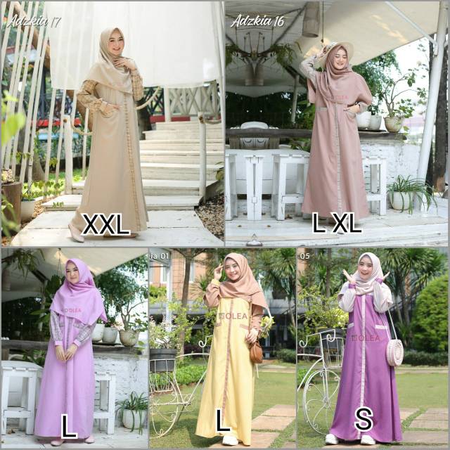 Adzkia dress gamis murah