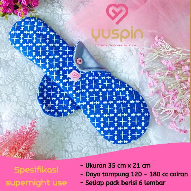 [Free Gift] Paket Pembalut Super Night Use Yuspin Anti Bacterial